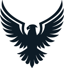 Falcon vector illustration eagle icon