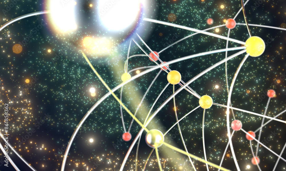 Aufkleber cloud data interface abstract space