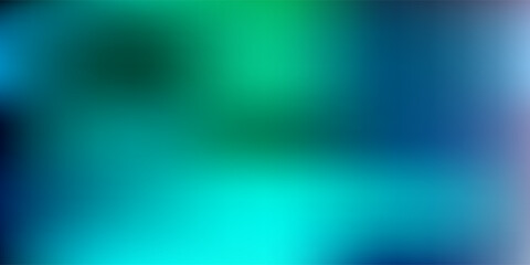 Light blue, green vector abstract blur drawing.