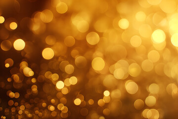 abstract gold bokeh on gold background. generative ai	
