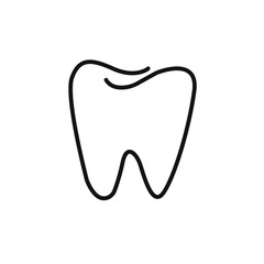 Fototapeta premium Dental Tooth Icon Perfect for Oral Health Apps