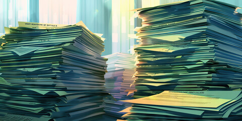 A stack of entry forms, each one bearing the hopes and dreams of its creator, waits patiently to be judged and sorted.