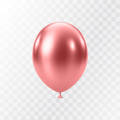 Luxury realistic balloons. 3D glossy helium balloons