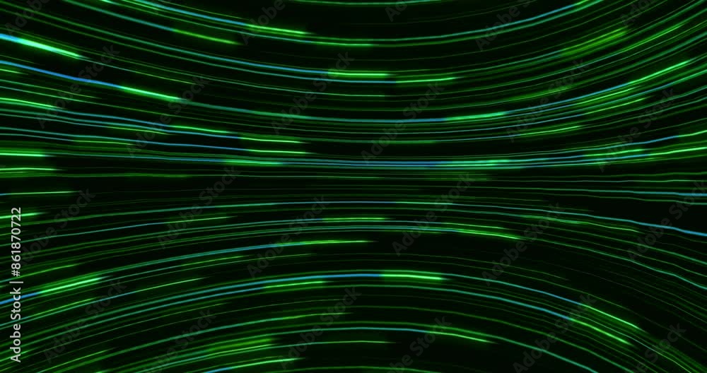 Aufkleber creative, neon lights and stripe pattern with green color for digital wallpaper, design or abstract 