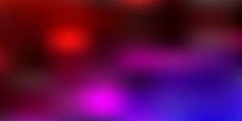 Dark blue, red vector blurred texture.