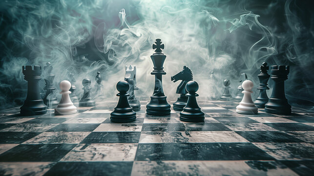 poster on the theme of chess