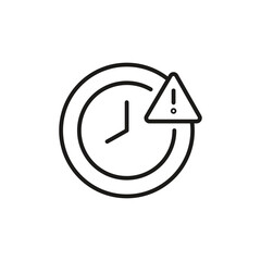 Urgent Alert Alarm Exclamation Icon for Notifications