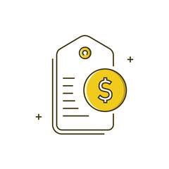 Real-Time Dynamic Pricing Vector Icon Design