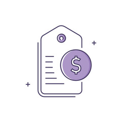 Real-Time Dynamic Pricing Vector Icon Design