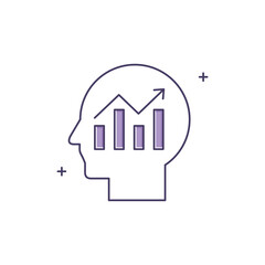 Business Data Insights Vector Icon Design