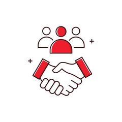 Customer Engagement Vector Icon Design