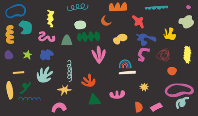 funky patterns and shapes wierd looking