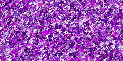 Fototapeta premium Light Pink vector backdrop with lines, triangles.