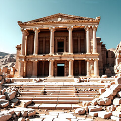 고대 유적지의 웅장함