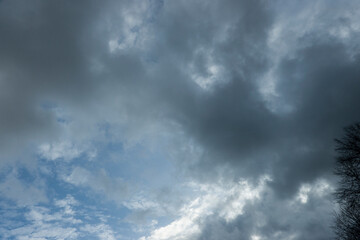 Wolkenformation am Himmel