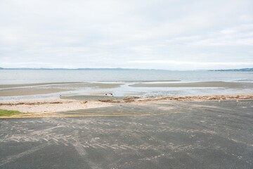 Ramp access for boats on the beach