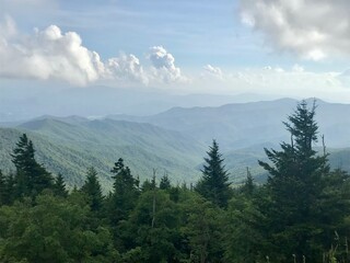 Scenic View of Forests and Landscape in Poconos Mountains, Pennsylvania, USA