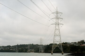 offshore high voltage power line