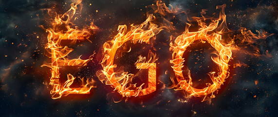 The burning word of the ego