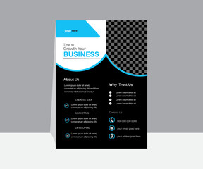  Creative Corporate Modern Flyer Template.