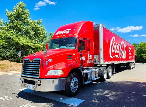 Coca Cola Delivery Truck, Virginia, USA