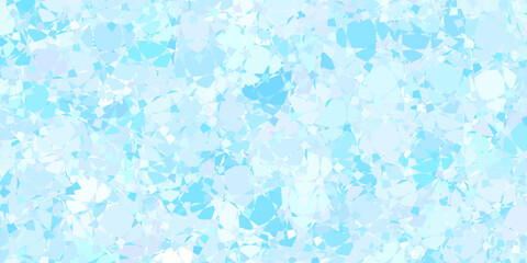 Dark Purple vector background with polygonal forms.