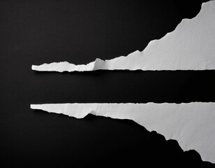 paper saga on a black background