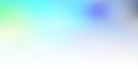 Light blue, green vector abstract blur layout.