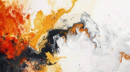 Abstract art combines bold strokes and vibrant colors to create energetic compositions full of creativity and emotion