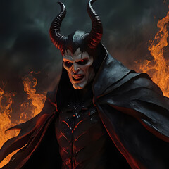 demon, fallen angel, hell, evil,