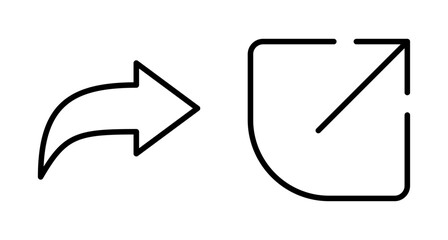 Share icon vector isolated on white background. Share vector icon