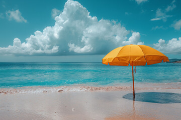 波打ち際の写真　夏のイメージ