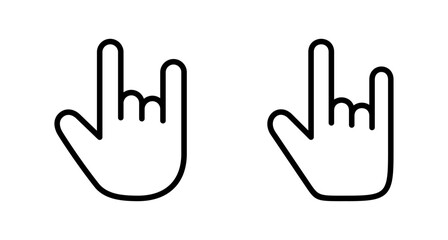 Hand icon vector isolated on white background. Hand gesture. hand stop