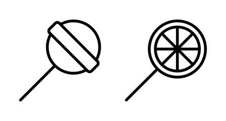 Candy icon vector isolated on white background. Candy vector icon