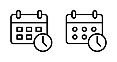 calendar icon vector isolated on white background. Calender symbol. Calendar vector icon. Deadline. Date. Time