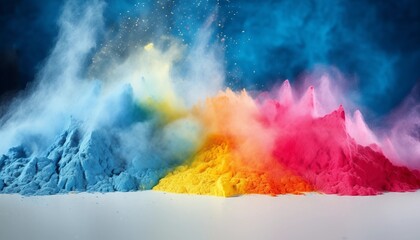 colorful powders