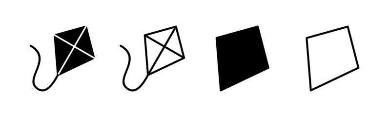 Kite icon set. kite vector icon.