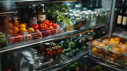 organization of storage in the refrigerator