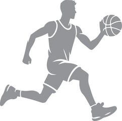 Basket Ball Player Silhouette © toonandlogo