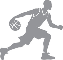 Basket Ball Player Silhouette © toonandlogo
