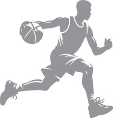 Basket Ball Player Silhouette