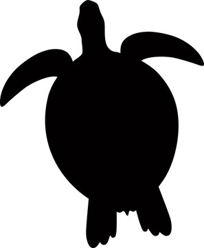 recommend clip art: sea turtle silhouette vector and illustration.
