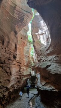 canyon in peraon
