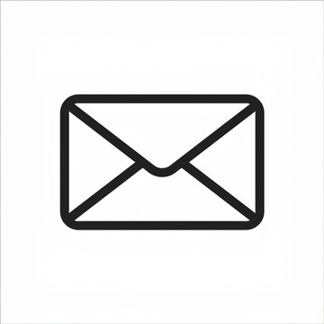 recommend clip art: mail envelope icon outline e-mail contact