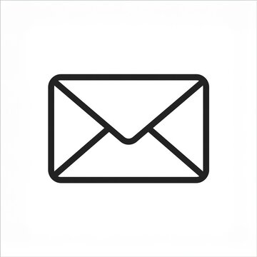 recommend clip art: mail envelope icon outline e-mail contact