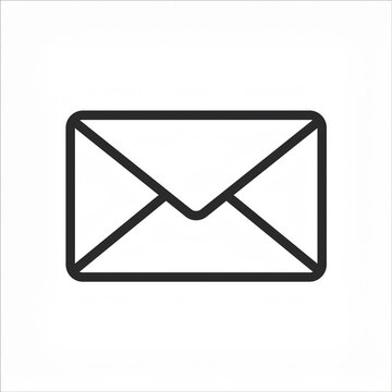 recommend clip art: mail envelope icon outline e-mail contact