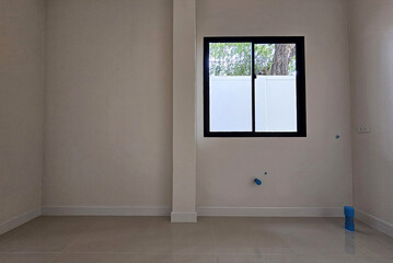 Empty Kitchen Room of New House.