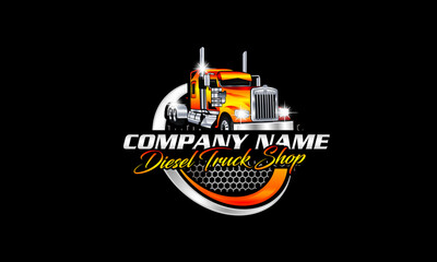 Truck logo design