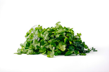 Obraz premium A Fresh Pile of Green Cilantro