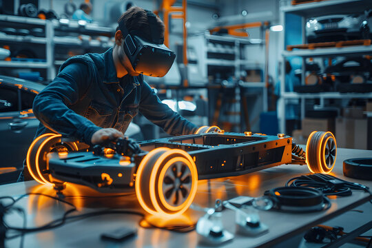 Virtual reality in automotive engineering, advanced car design